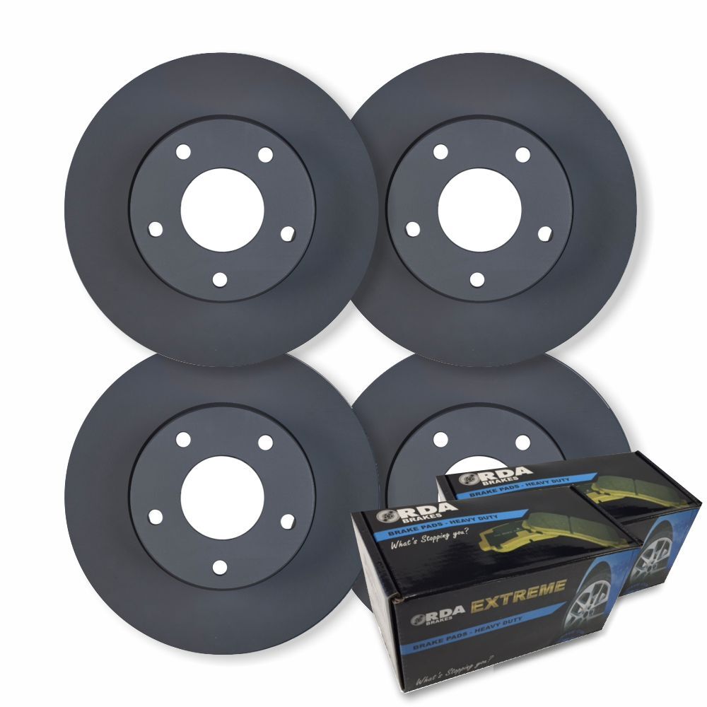 FULL SET DISC BRAKE ROTORS+BRAKE PADS for Lexus LX570