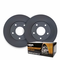 REAR RDA DISC BRAKE ROTORS & PADS FOR TOYOTA COROLLA ZRE152 5/2007-1/2014