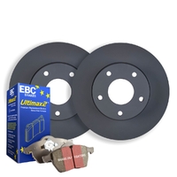 REAR RDA DISC BRAKE ROTORS & EBC PADS FOR MITSUBISHI VERADA KJ KL 7/2000-9/2004 RDA426