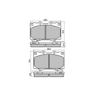 RDA EXTREME H/DUTY FRONT & REAR PAD SET FOR TOYOTA LANDCRUISER LEXUS - RDX1365