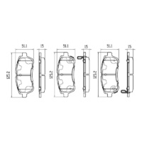 RDA GP MAX FRONT BRAKE PADS FOR MAZDA 2 DE 1.5L 76KW 2D & 4D HATCH 2008-10/2014