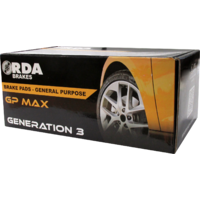 RDA GP MAX FRONT BRAKE PADS FOR MAZDA CX-8 KG 2.2TTD 140KW AWD 6/2018 ONWARDS