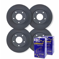 FULL SET DISC BRAKE ROTORS + PADS FOR NISSAN SILVIA S13 2.0L NON-TURBO 1991-93