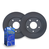 FRONT RDA DISC BRAKE ROTORS & EBC PADS FOR MERCEDES-BENZ ML350 W163 180KW 8/2002-6/2005