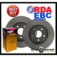 REAR RDA DISC BRAKE ROTORS & PADS FOR HYUNDAI IX35 LM 2.0L DIESEL 2010-6/2015