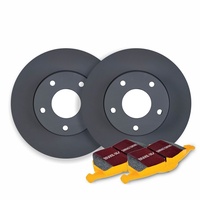 REAR DISC BRAKE ROTORS + EBC PADS FOR NISSAN 300ZX 3.0L Z32 VG30DTT 89-98 RDA908