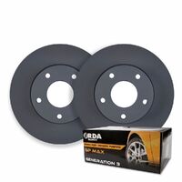 REAR DISC BRAKE ROTORS + PADS & H/B SHOES FOR HOLDEN COMMODORE VP WITH IRS 1991-93