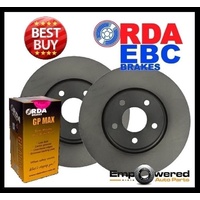 REAR DISC BRAKE ROTORS + PADS FITS HYUNDAI I45 2.0L YF 2010 ONWARDS RDA7880 PAIR