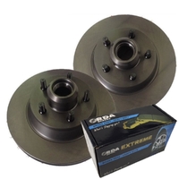 FRONT RDA DISC BRAKE ROTORS & GLK H/D PADS FOR FORD FALCON XD XE XF 1975-1988 RDA107