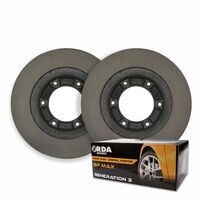 REAR RDA DISC BRAKE ROTORS & PADS FOR NISSAN TERRANO I & II R20 2.7L 3.0L 1998-2001