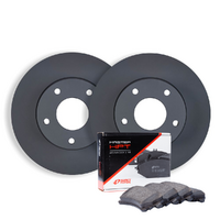 FRONT RDA DISC BRAKE ROTORS + PADS FOR BMW E90 330D 330I 1/2005-12/2011