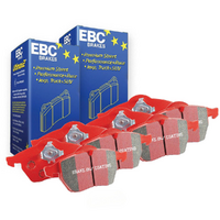 FULL SET FRONT & REAR EBC REDSTUFF BRAKE PADS FOR MAZDA 3 MPS 2.3L TURBO