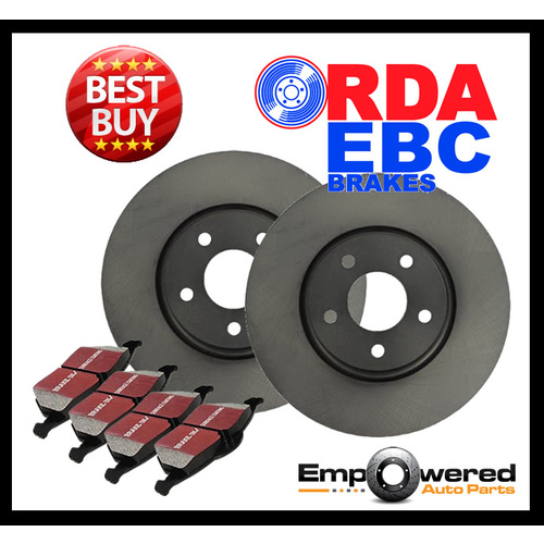 FRONT RDA DISC BRAKE ROTORS & EBC BRAKE PADS FOR HONDA LEGEND KB 3.5L 3.7L 2006 -2013