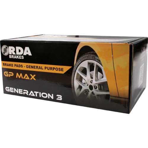 RDA GP MAX REAR DISC BRAKE PADS FOR VOLKSWAGEN GOLF 2.0TD GTD MK6 10/2010-8/2013