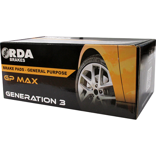 RDA GP MAX REAR DISC BRAKE PADS FOR HONDA STREAM RN5 2.0L 2000-2006 RDB1265