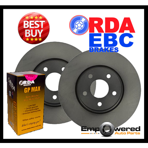 REAR RDA DISC BRAKE ROTORS & PADS FOR HOLDEN EQUINOX EQ 1.5L 1.6TD 2.0L 2017-ON