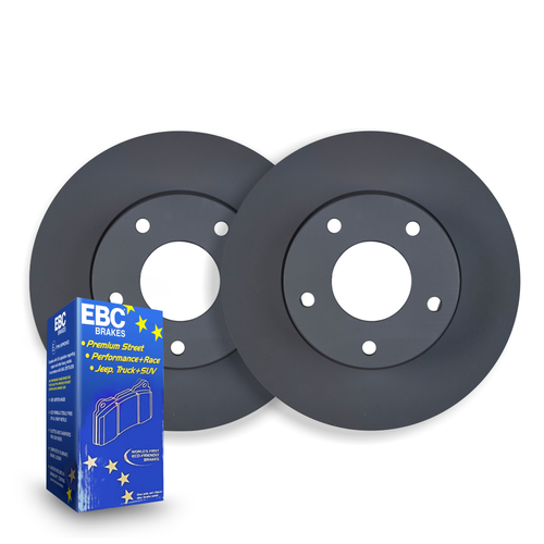 REAR RDA DISC BRAKE ROTORS & EBC PADS FOR MERCEDES-BENZ VITO 116 2.1TD W447 10/2014-ON