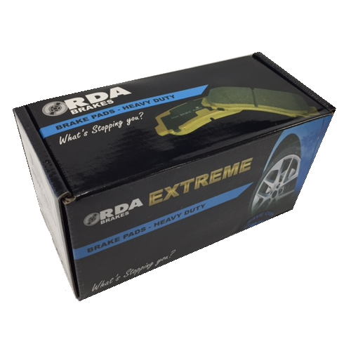 RDA EXTREME FRONT BRAKE PADS FOR LANDROVER DISCOVERY 3 2.7TD 140KW 2004-9/2009