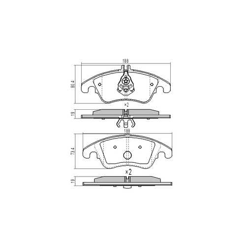 FULL SET FRONT & REAR EBC REDSTUFF FOR MERCEDES-BENZ W212 E350 3.5L 200KW DP31991