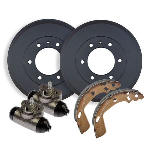 REAR BRAKE DRUMS + SHOES + WHEEL CYLINDERS FOR HOLDEN HG 1970-1971