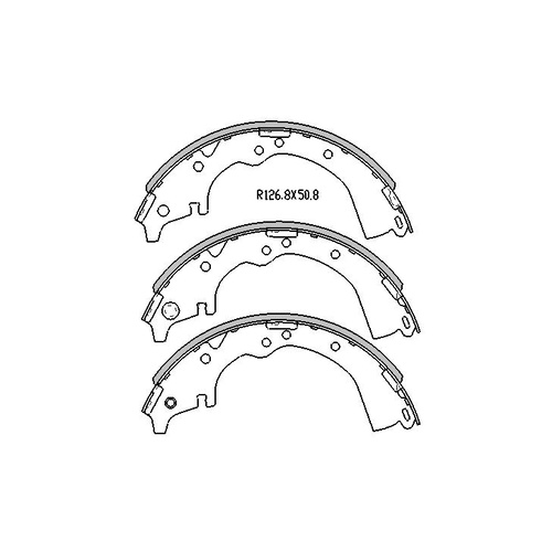 REAR BRAKE DRUMS SHOES FOR TOYOTA TARAGO YR20R YR21R YR22R 2/1983-9/1990 R1492