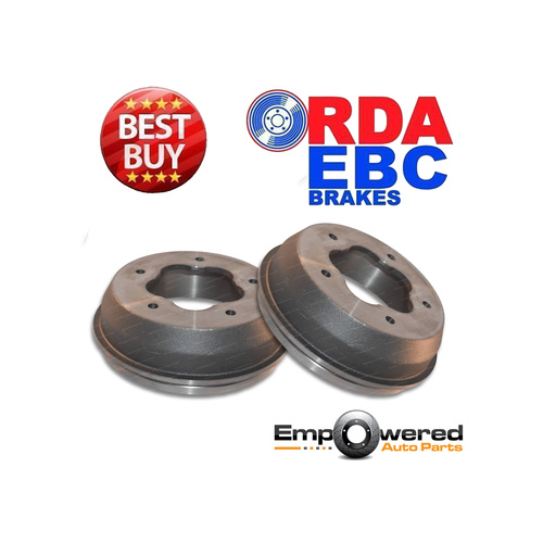 RDA REAR BRAKE DRUMS FOR FORD TRANSIT *SINGLE REAR WHEEL* 1965-1986 RDA6070 PAIR