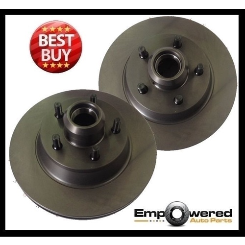 FRONT DISC BRAKE ROTORS FOR FORD F250 2WD DUAL PISTON CALIPER DIESEL 1995-99